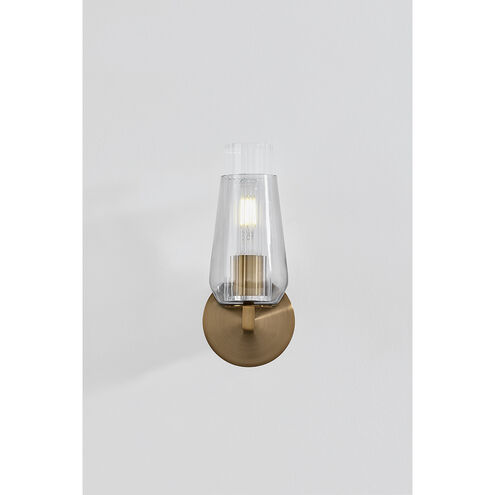 Rex 1 Light 4.75 inch Patina Brass Wall Sconce Wall Light